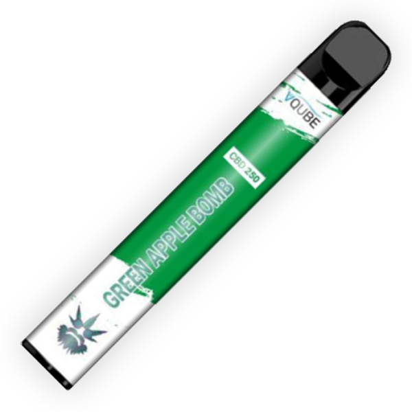 VQUBE Spliffdaddy CBD E-Shisha Vape Green Apple Bomb 700 Züge 1